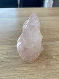 Flamme en quartz rose - 370 g