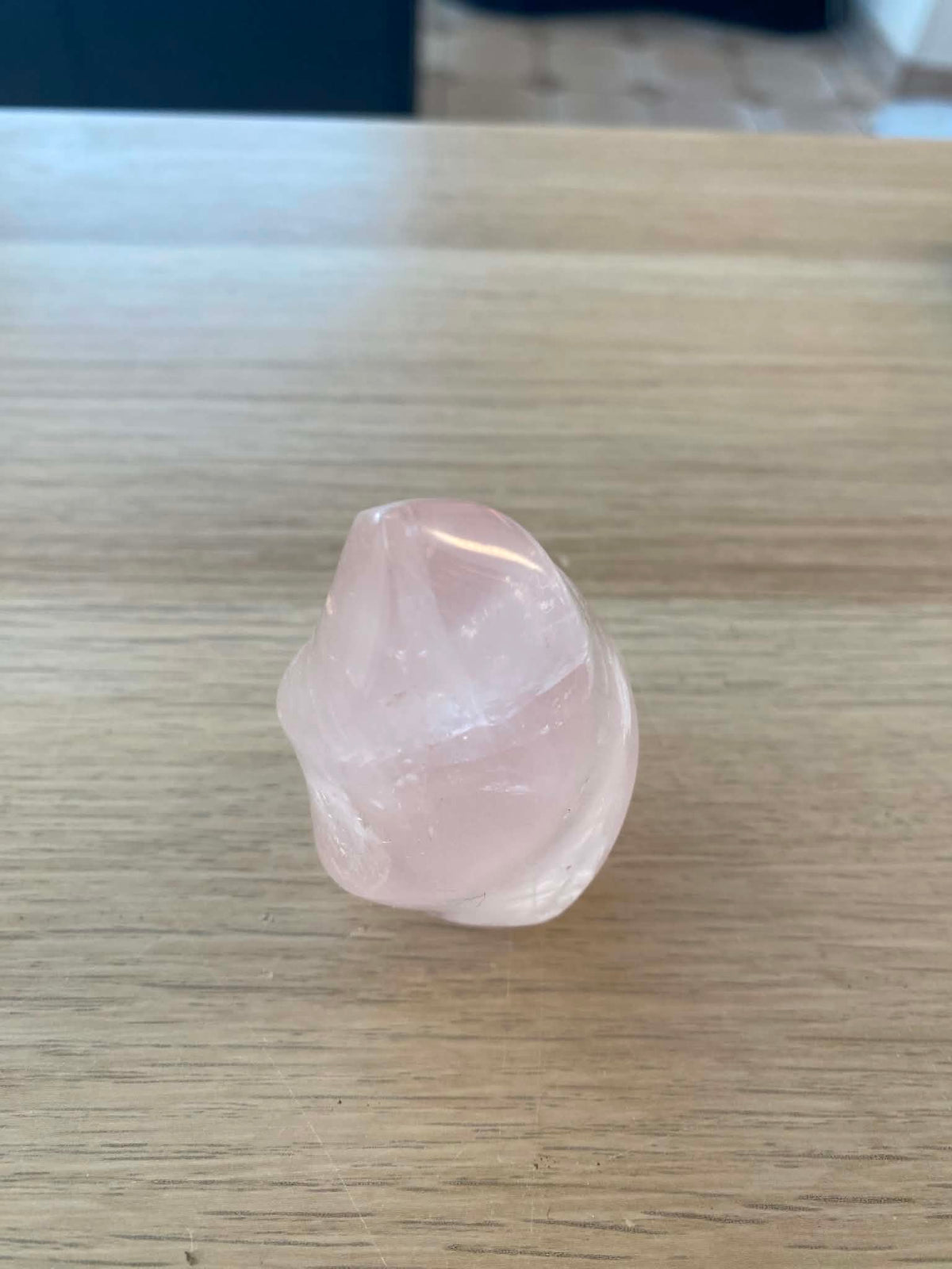 Flamme en quartz rose - 110 g