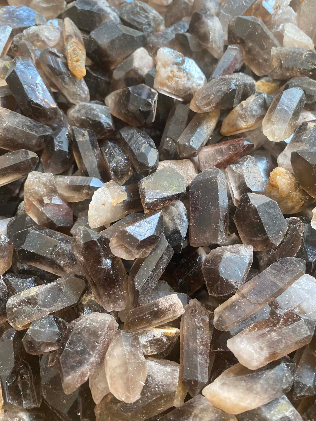 Cristaux de quartz fumé