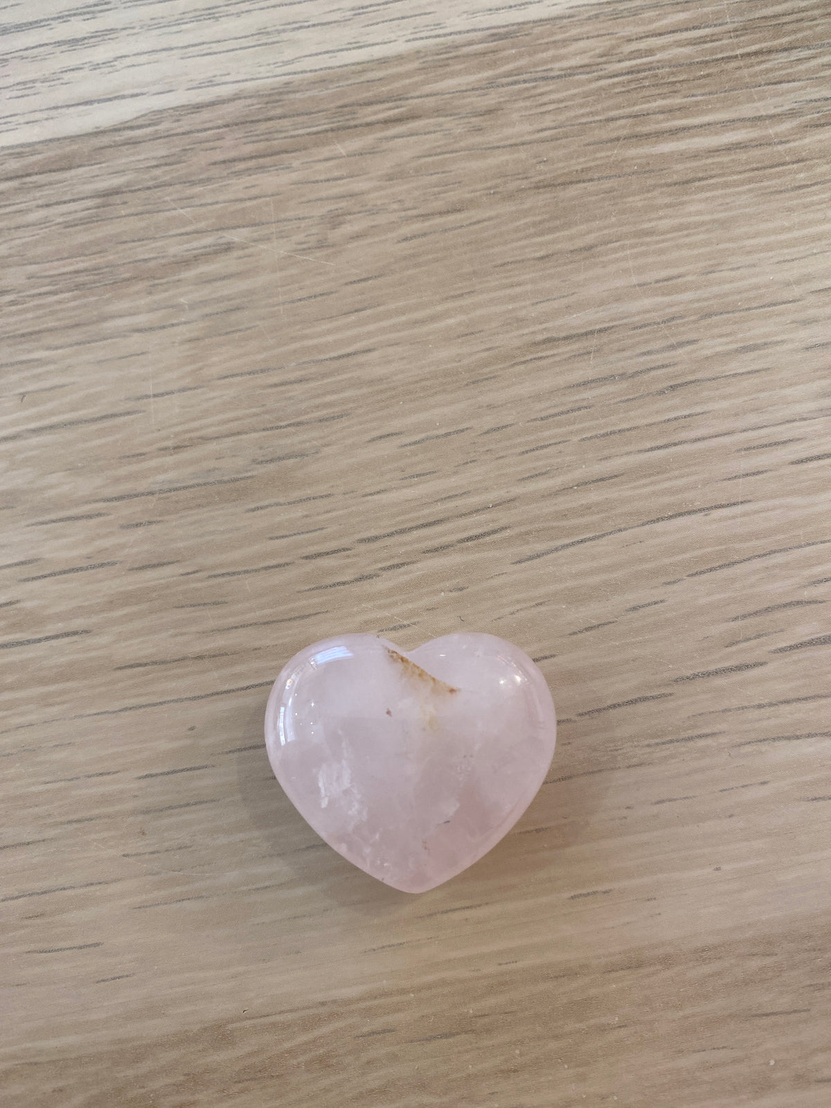 Petit cœur - quartz rose