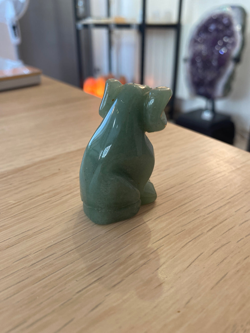 Chien en aventurine