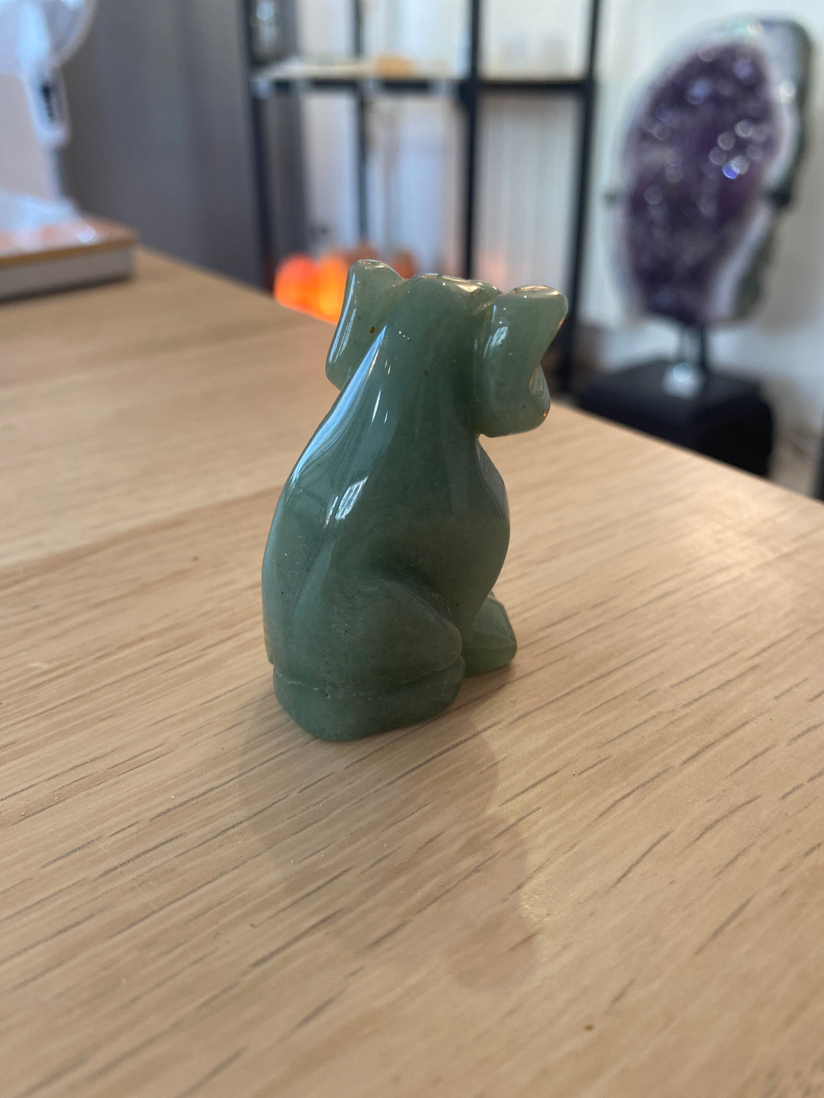 Chien en aventurine