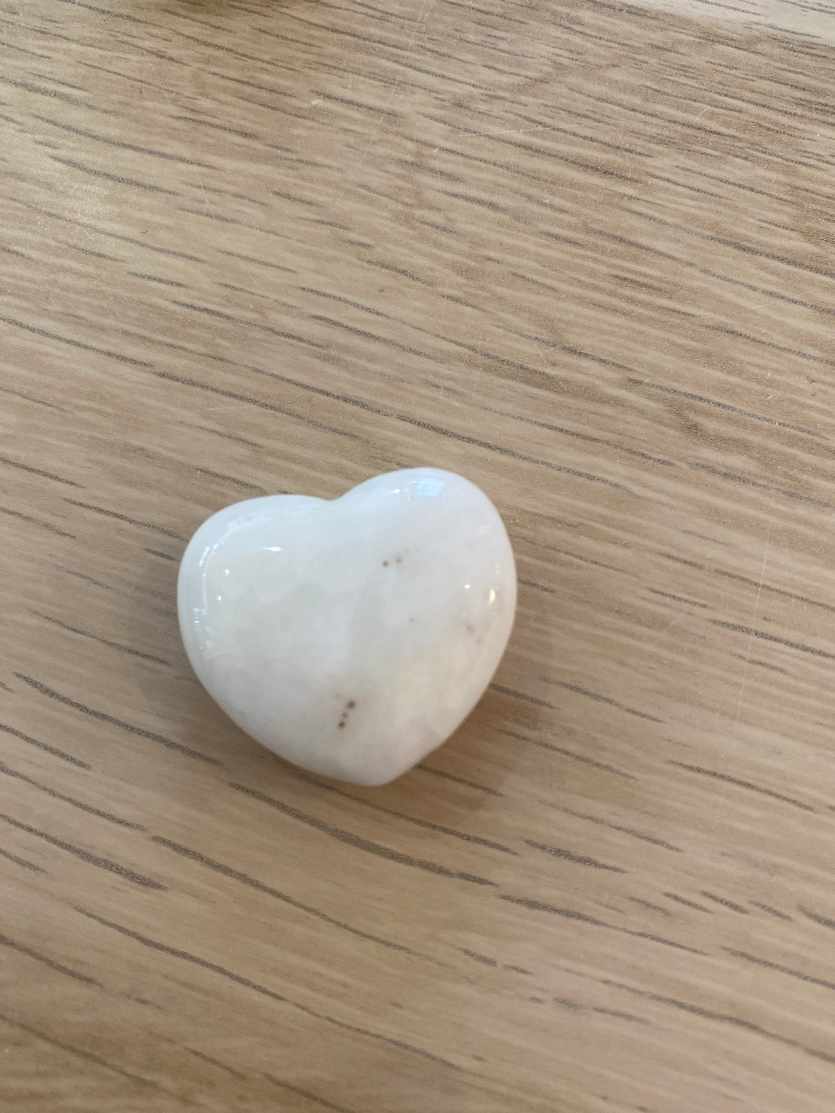 Petit cœur - quartz blanc
