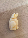 Chien en calcite