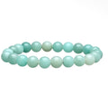 Bracelet perle en amazonite - 8 mm