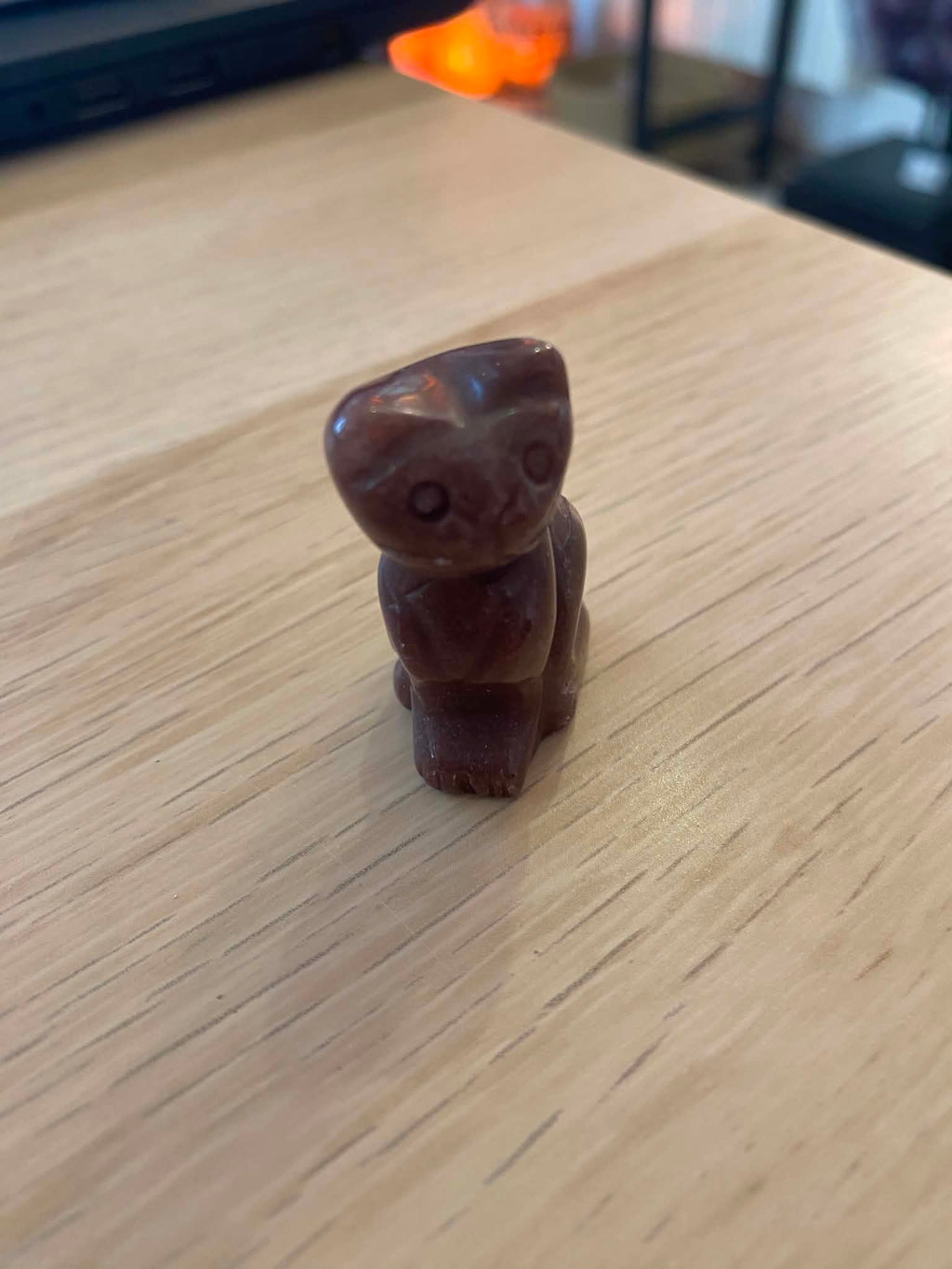 Petit chat en agate
