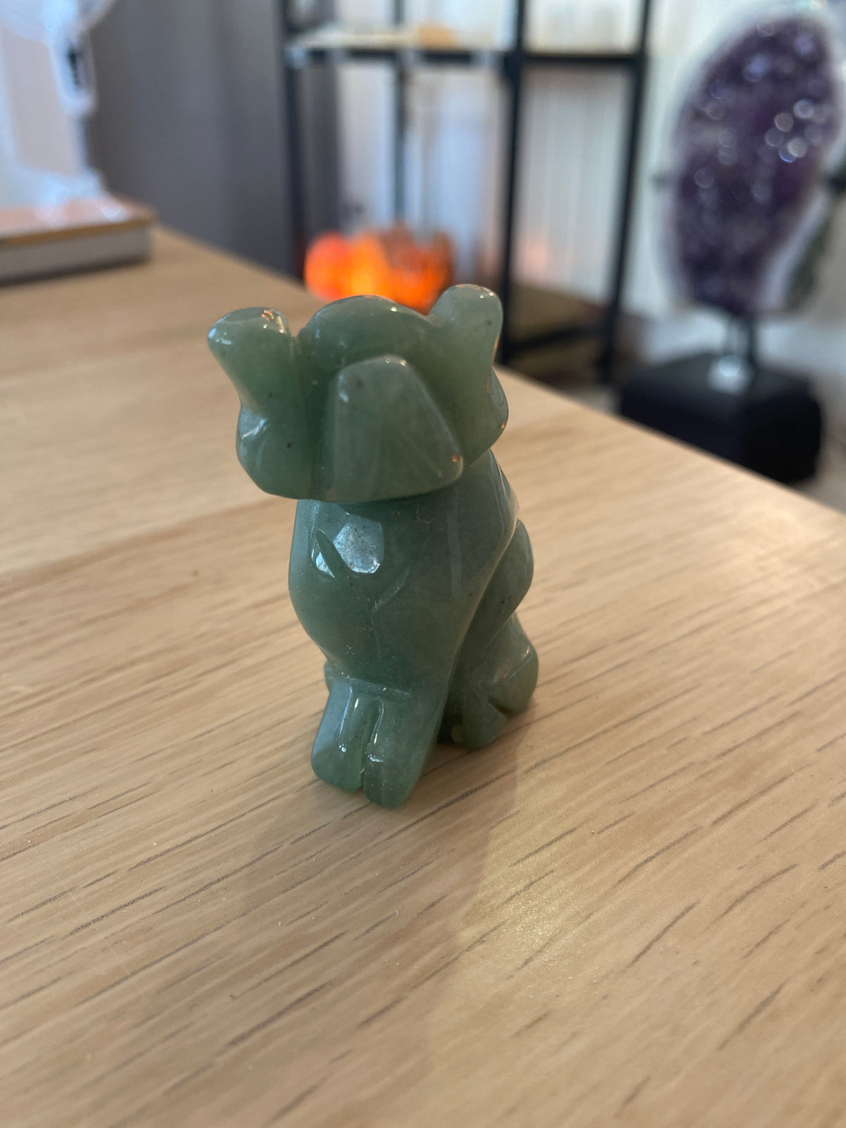 Chien en aventurine