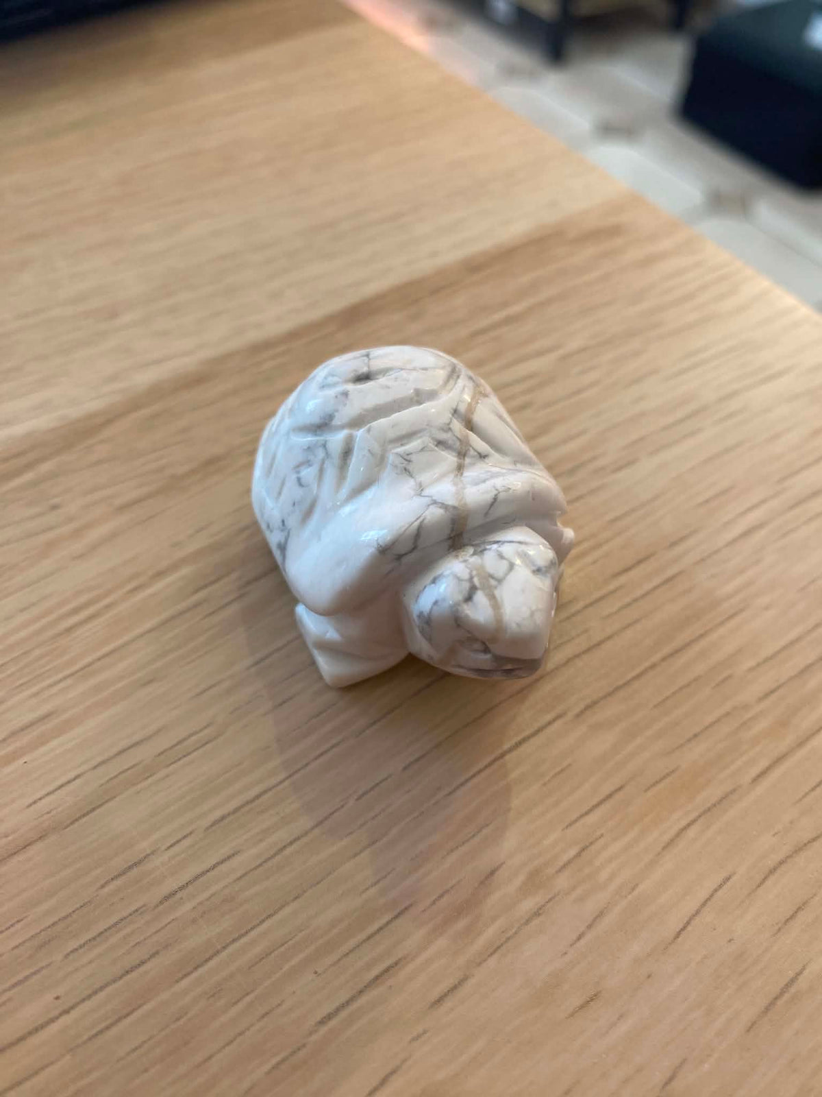 Tortue en howlite
