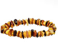 Bracelet chips en ambre combiné