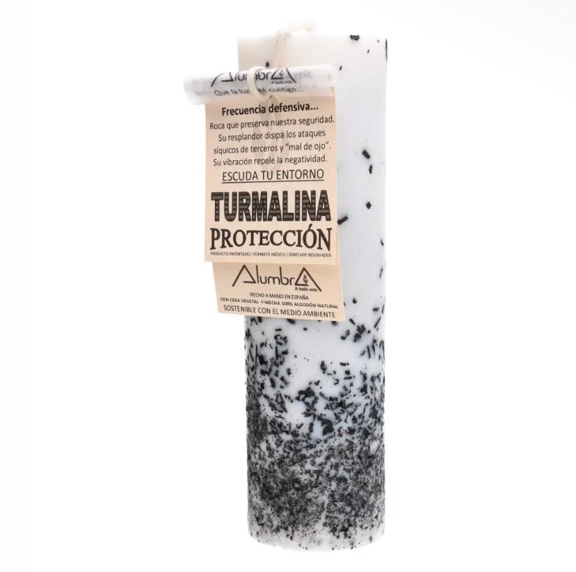 Bougie en tourmaline