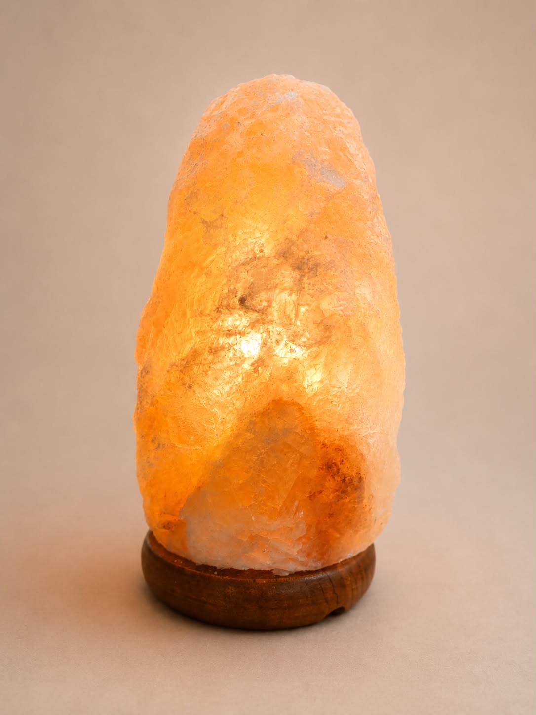 Lampe de sel de l'Himalaya - pierre brute - 1/3 kg