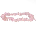 Bracelet chips en quartz rose renforcé
