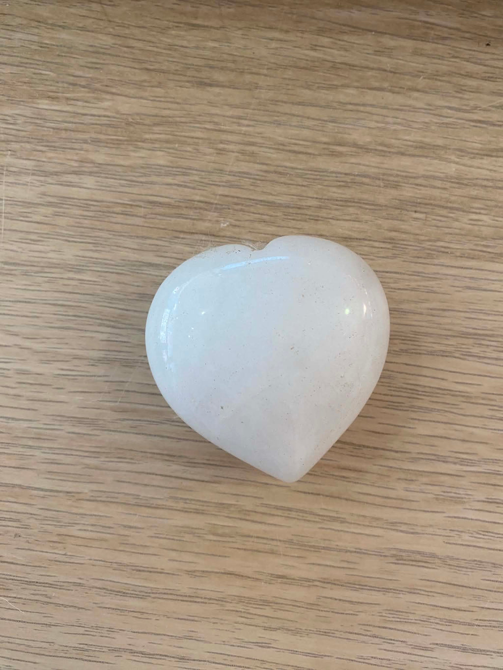Cœur en quartz rose