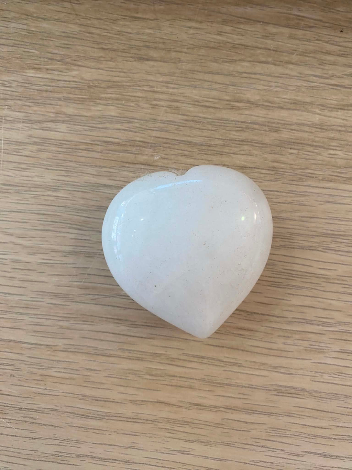Cœur en quartz rose