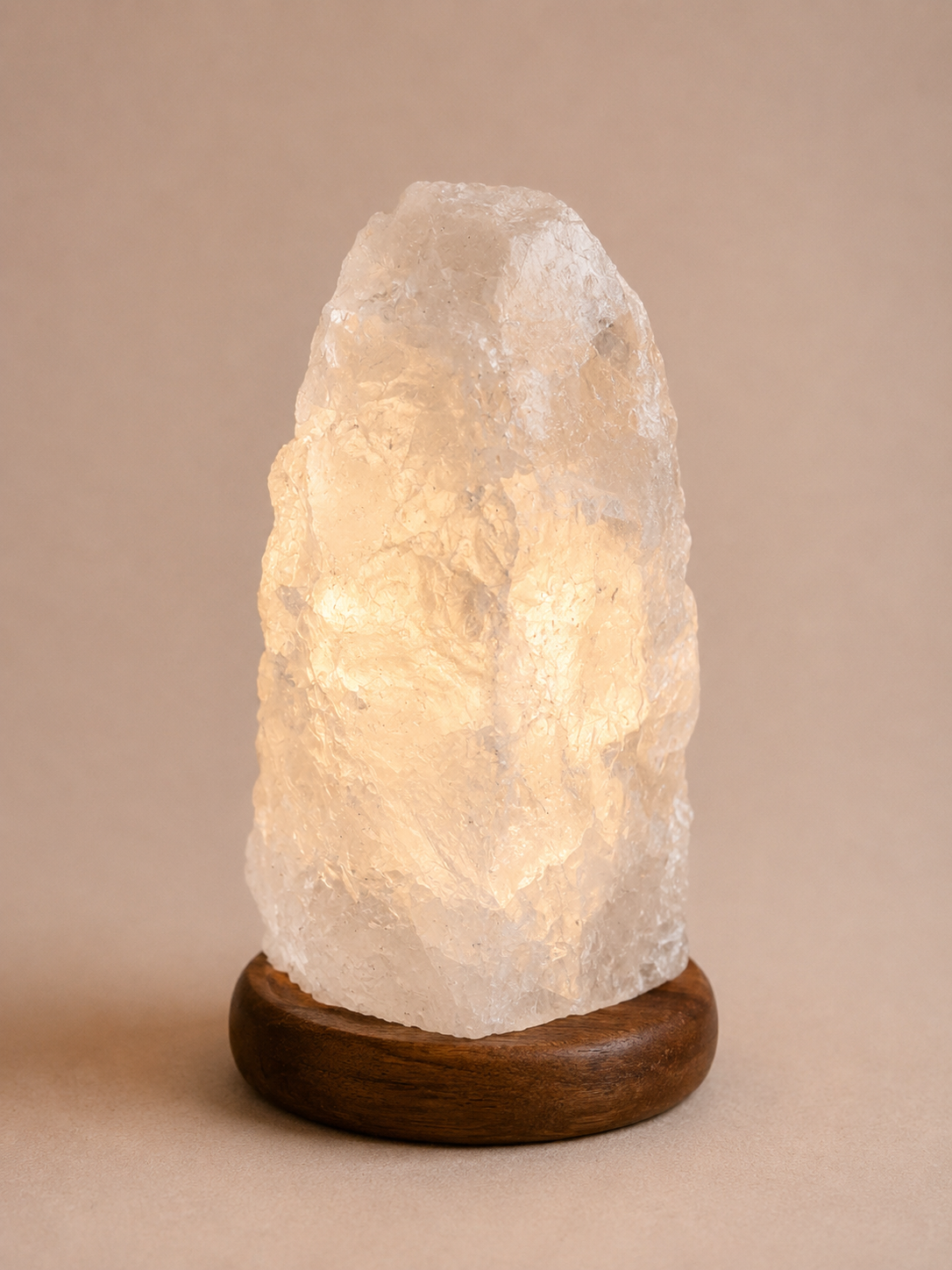 Lampe en cristal de roche