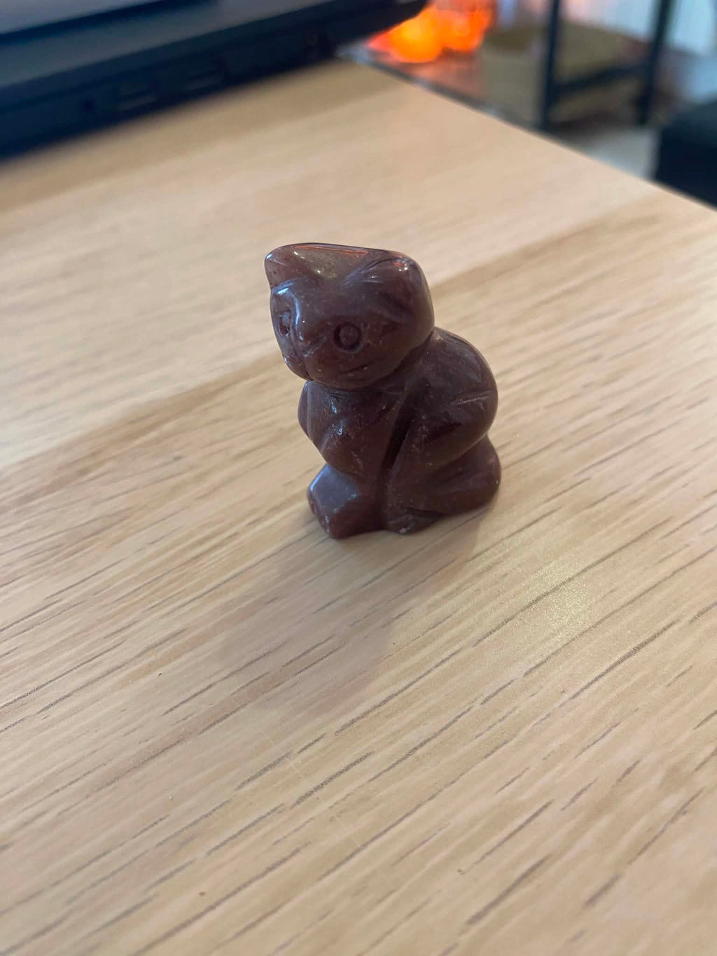 Petit chat en agate