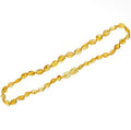Collier d'ambre clair