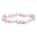 Bracelet chips en kunzite