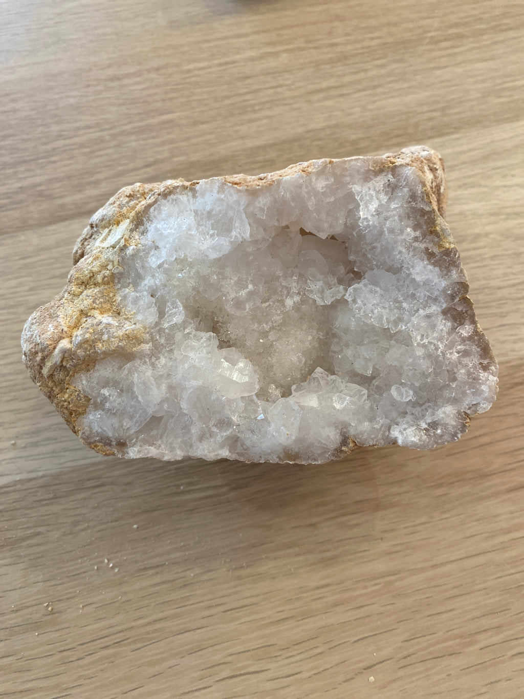 Géode cristal de roche