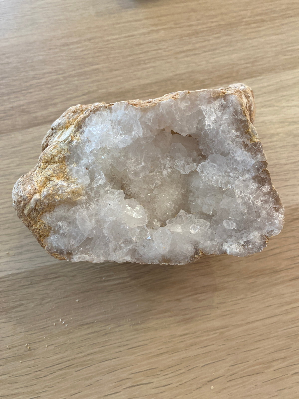 Géode cristal de roche