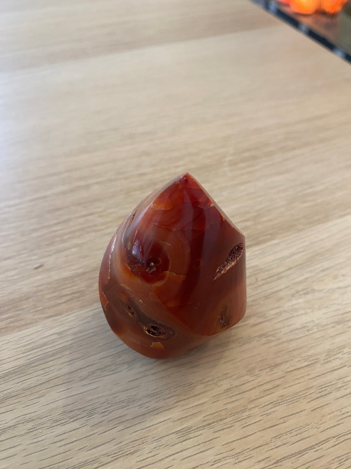 Flamme en cornaline - 130 g