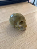 Tête de mort en serpentine