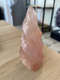 Flamme en quartz rose - 340 g