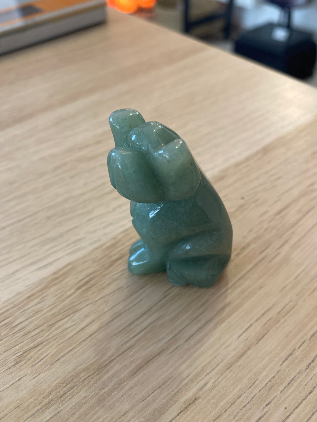 Chien en aventurine