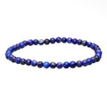 Bracelet perle en lapis-lazuli - 4 mm