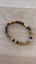 Bracelet enfant en jaspe mokaïte - 4 mm