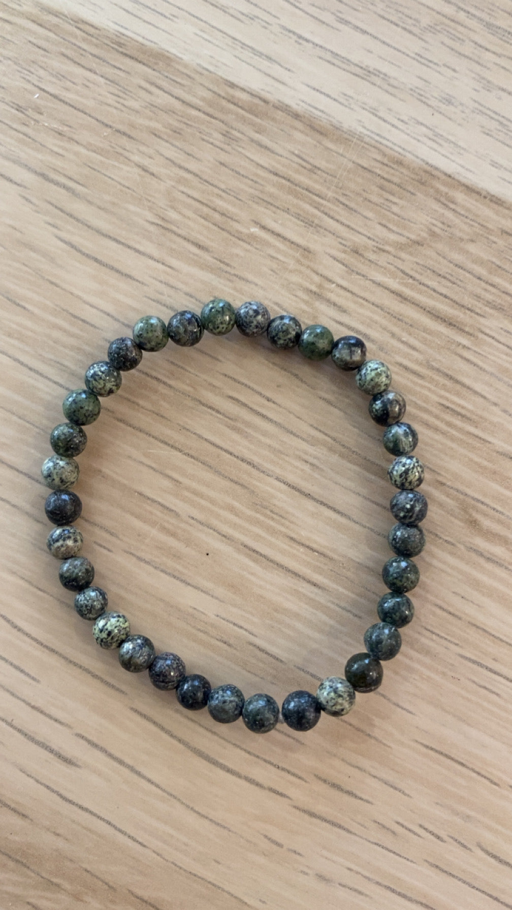 Bracelet enfant en jaspe zèbre - 4 mm