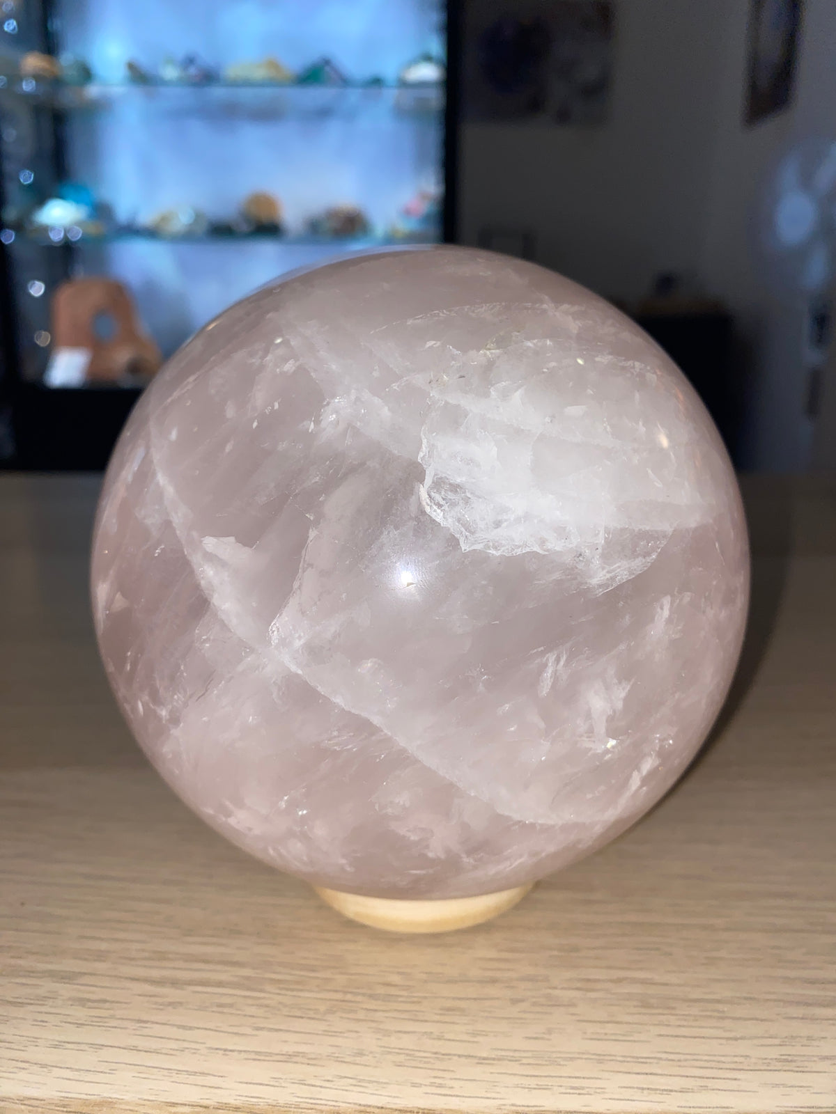 Sphère en quartz rose - 2kg645