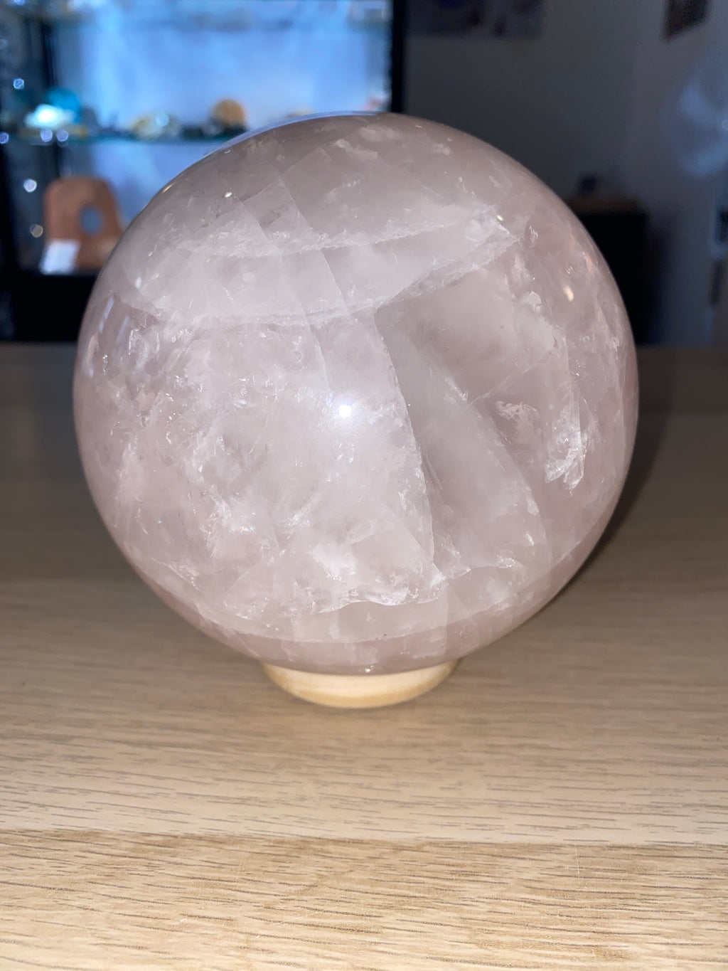 Sphère en quartz rose - 2kg645