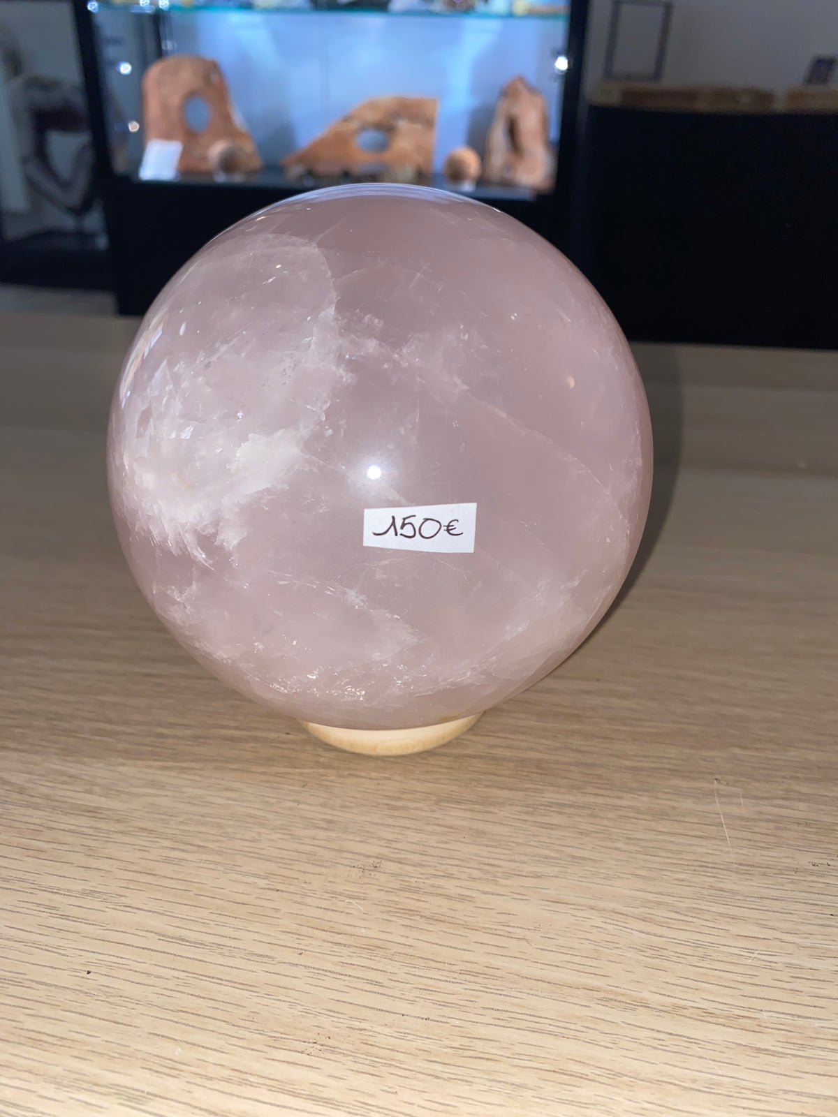 Sphère en quartz rose - 2kg260