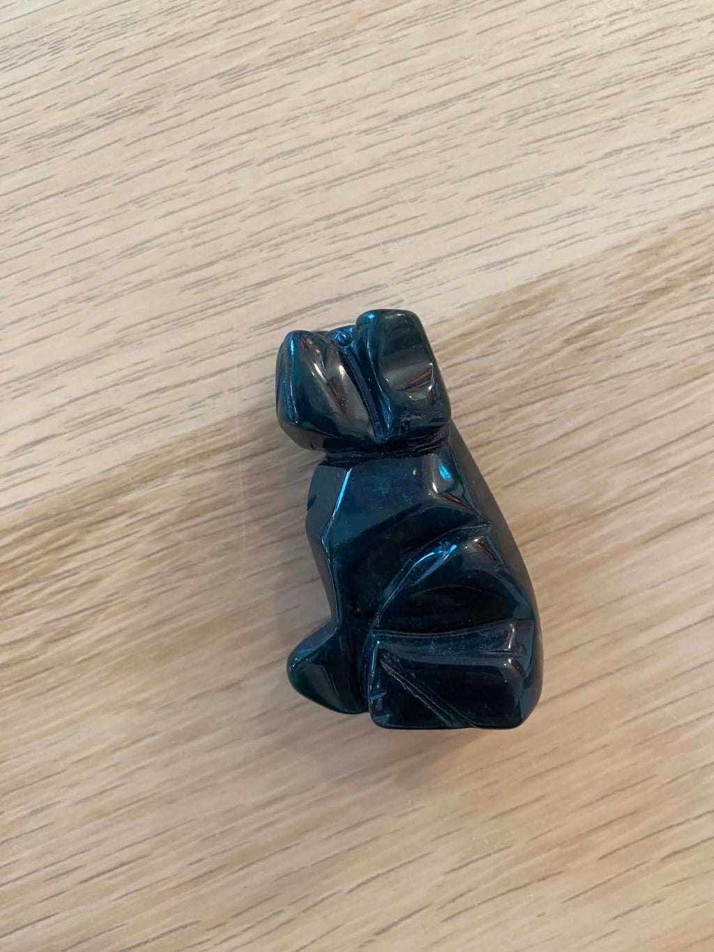 Chien en agate