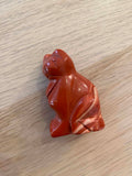 Chat en jaspe rouge