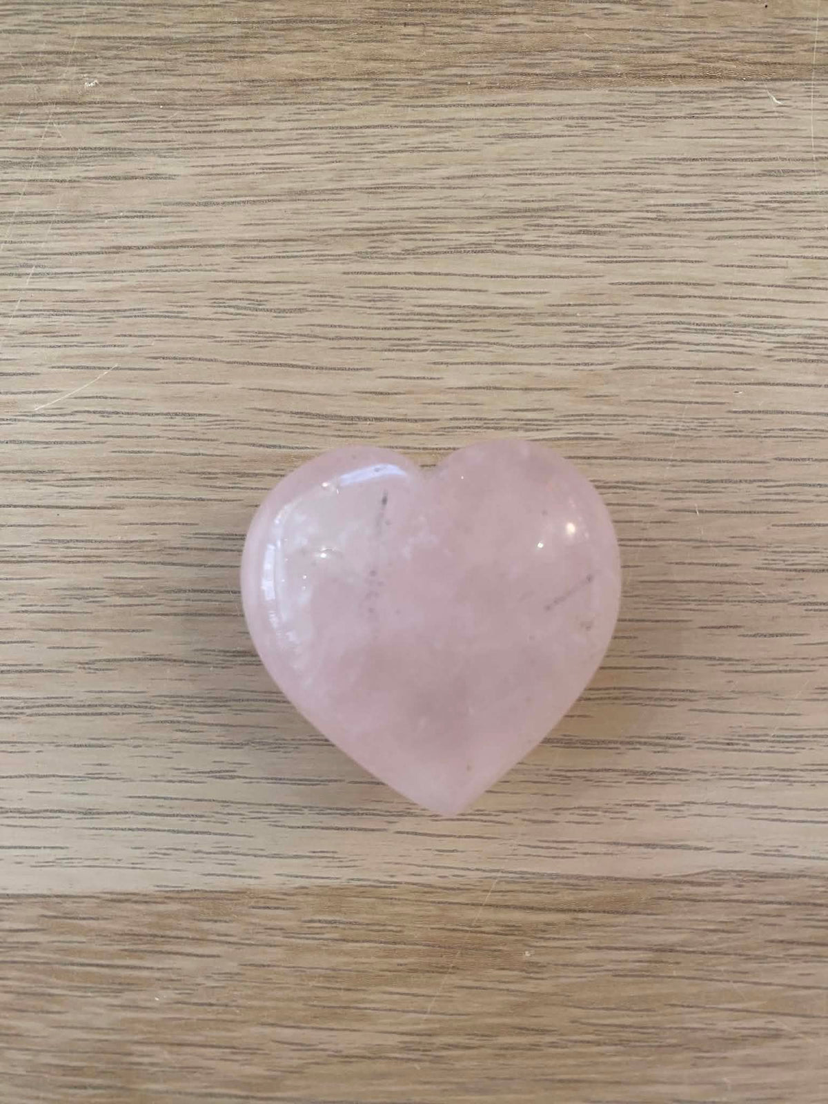 Cœur en quartz rose