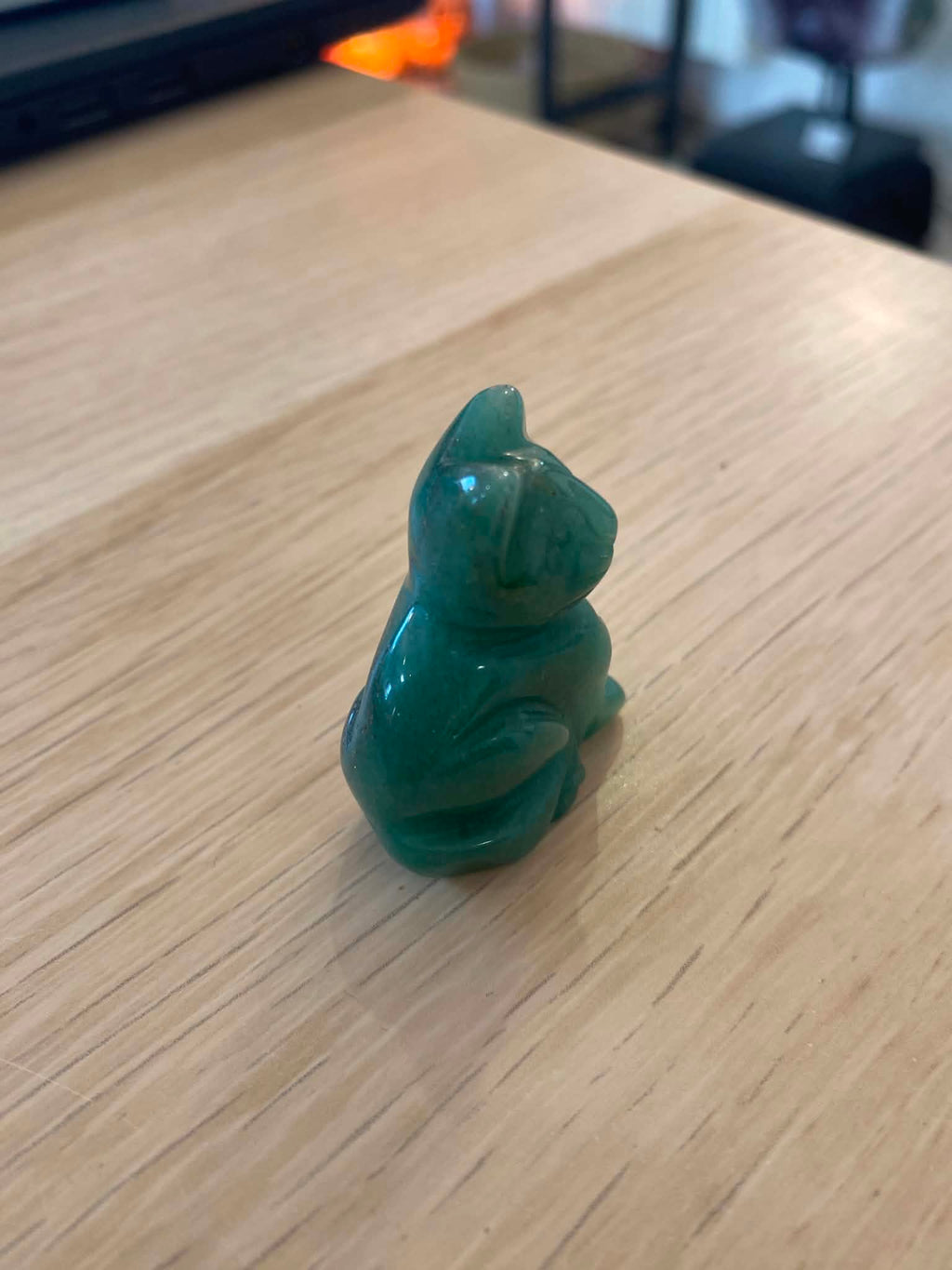 Petit chat en aventurine