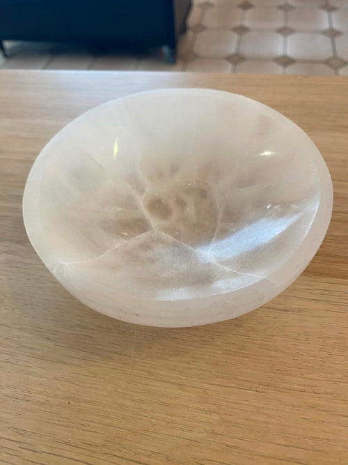 Bol en sélénite - 14,5 cm