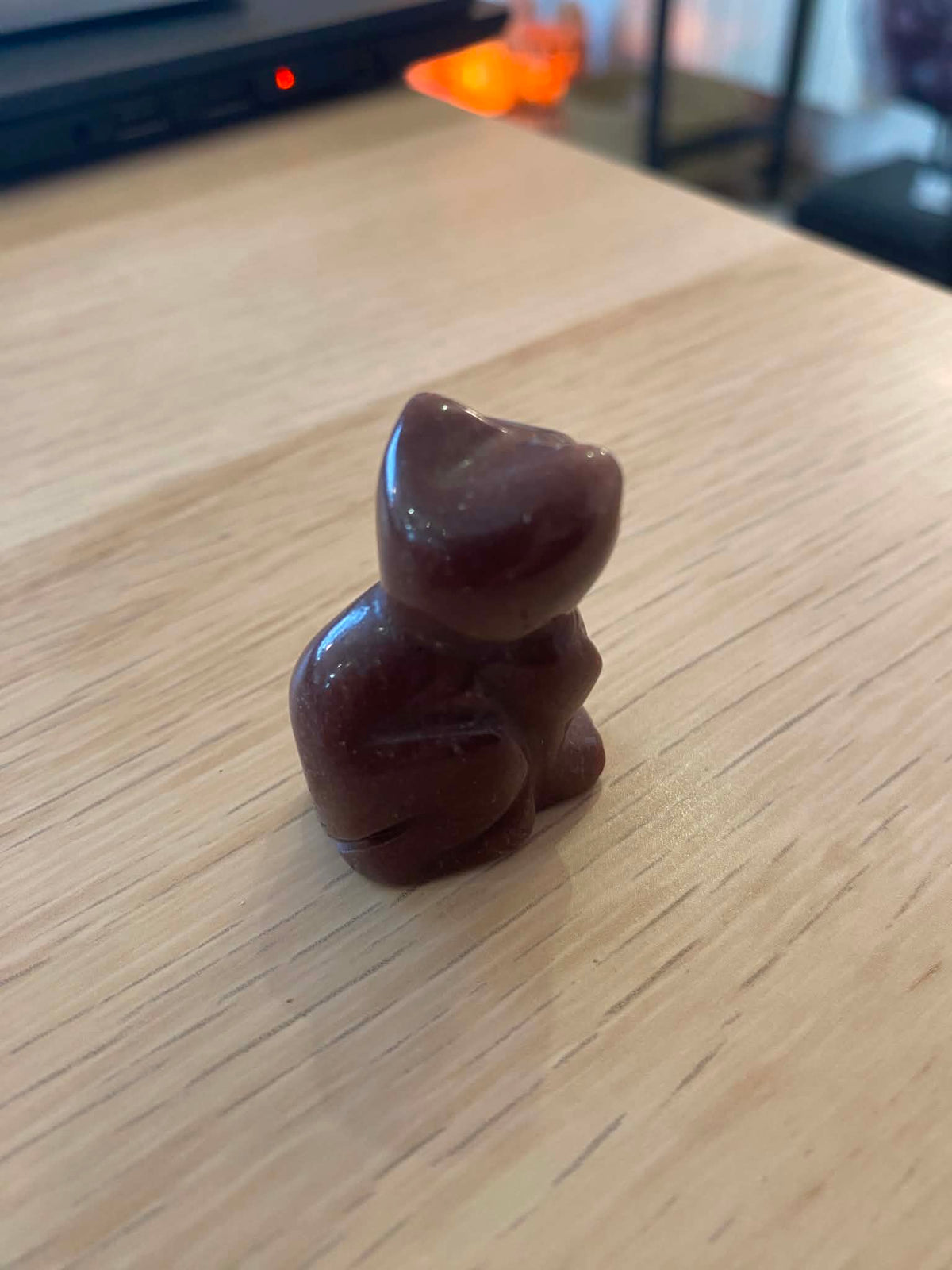 Petit chat en agate