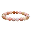 Bracelet en opale rose – Perles 10 mm