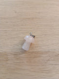 Pendentif champignon en quartz rose