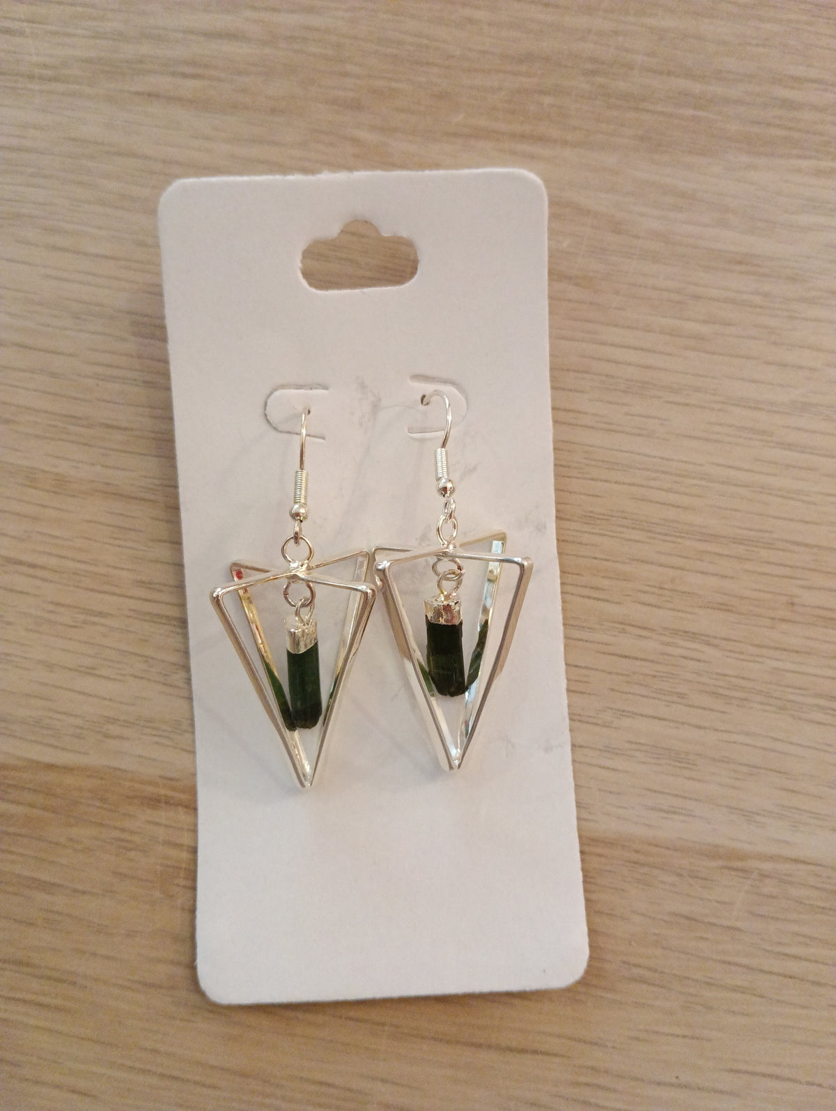 Boucles d’oreilles en tourmaline