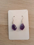 Boucles d’oreilles en améthyste