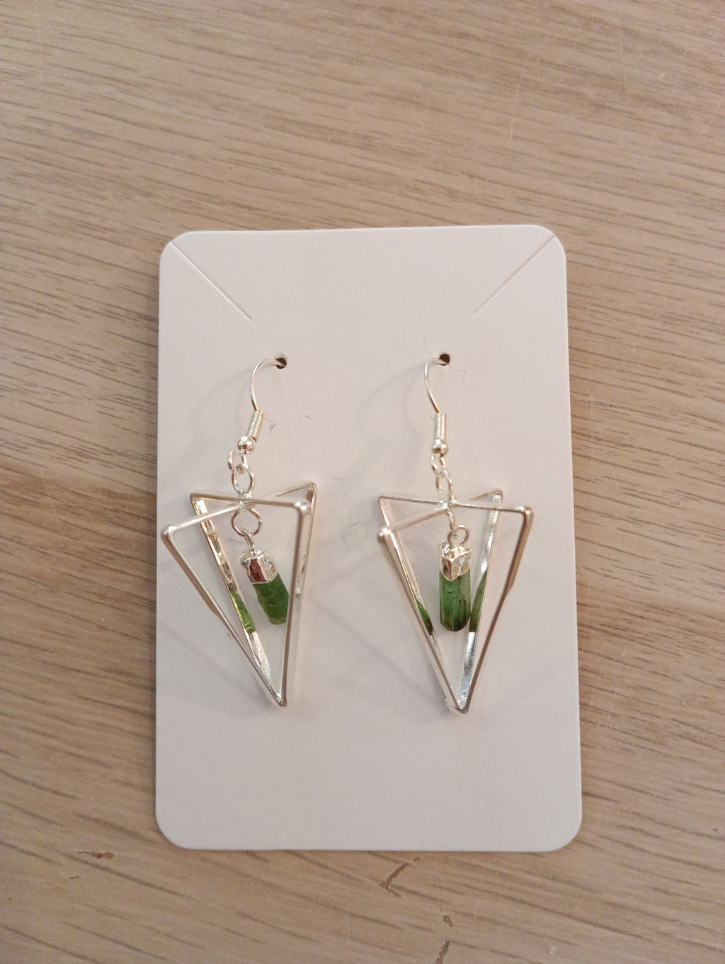 Boucles d’oreilles en tourmaline