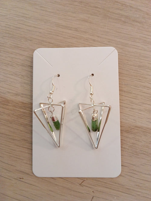 Boucles d’oreilles en tourmaline